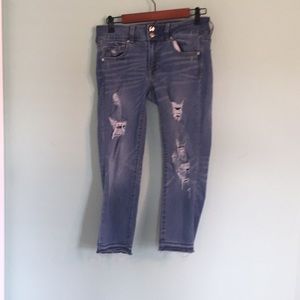 american eagle ripped jeans size 4